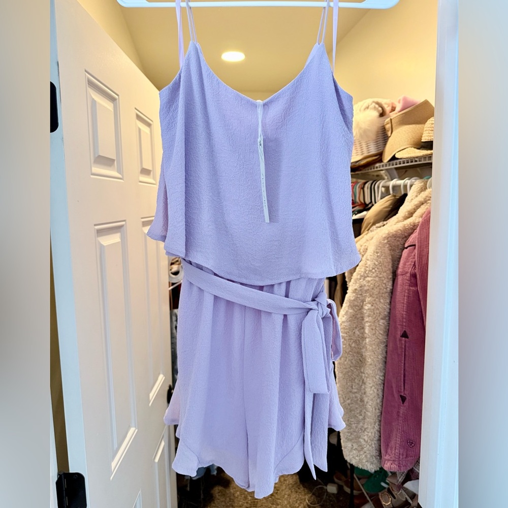 She + Sky Lavender Jumpsuit
